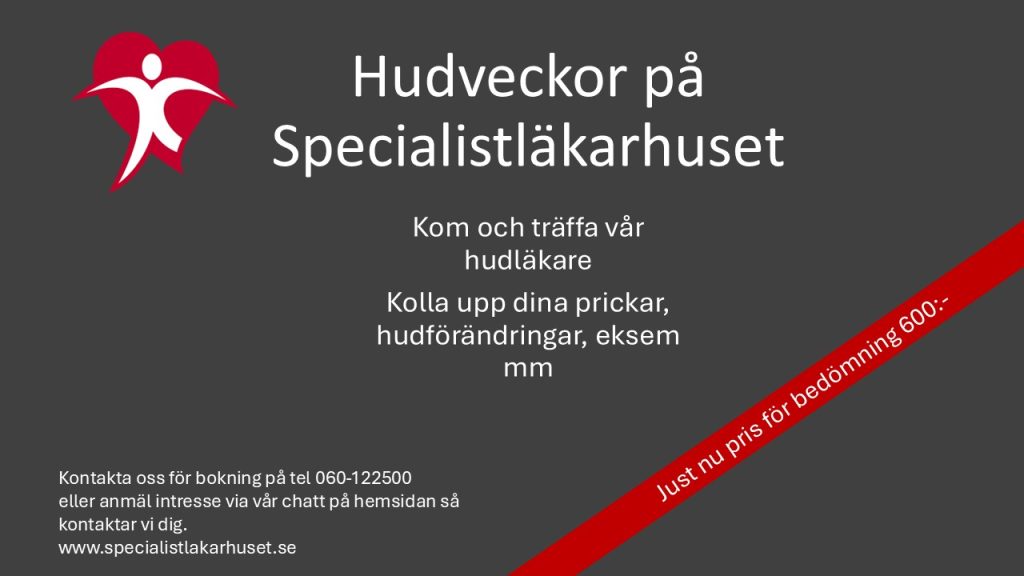 Hudveckor på Specialistläkarhuset jpeg